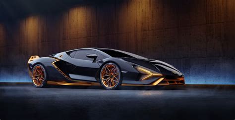 Wallpaper lamborghini sián, black and gold color car, 2023 desktop ...