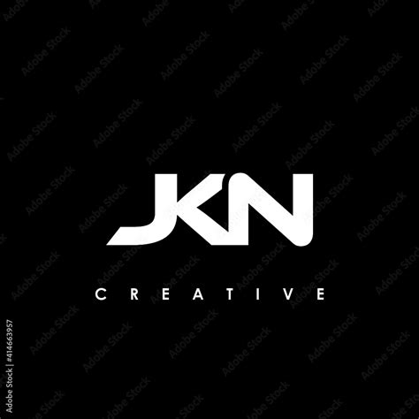 JKN Letter Initial Logo Design Template Vector Illustration Stock ...