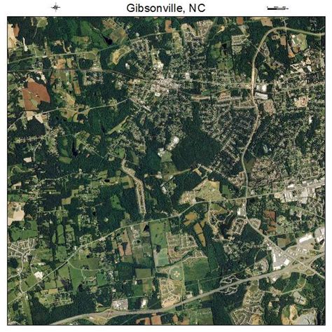 Aerial Photography Map of Gibsonville, NC North Carolina