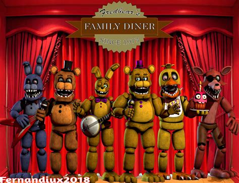 Fredbear And Friends by fernandiux2018 on DeviantArt