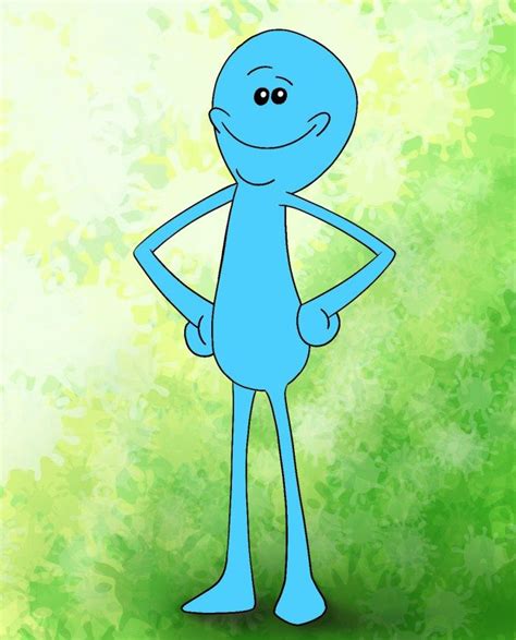 How To Draw Mr. Meeseeks From Rick And Morty - Draw Central | Rick and ...