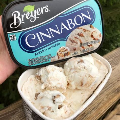 Breyers Cinnabon Cinnamon Roll Ice Cream Review Plus 3 Delicious ...