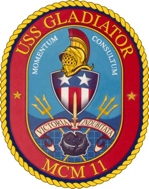 File:USS Gladiator MCM-11 Crest.png - Wikimedia Commons
