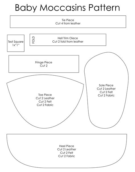 0-6 Month Moccasin Sewing Pattern - MeghannLinden