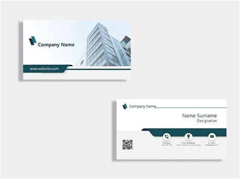 Building Construction Business Card Template | Presentation Graphics | Presentation PowerPoint ...