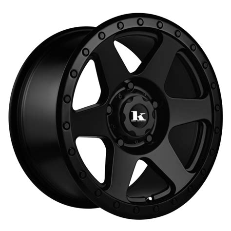 King Wheels 4X4 Quake Satin Black Alloy Wheels - 18x9 5/150 35p