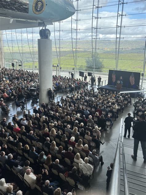 Tom LoBianco on Twitter: "Source in room for DeSantis Reagan Library speech sends this shot ...