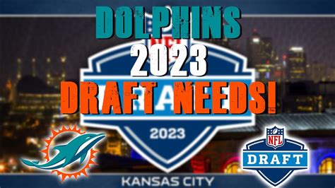 Miami Dolphins 2023 NFL Draft Needs! - Win Big Sports