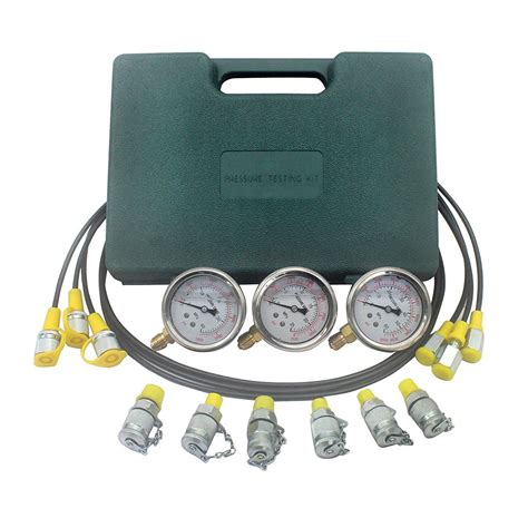 Excavator Hydraulic Kit Stainless Steel Pressure Gauge Hydraulic ...