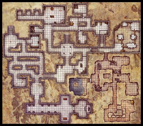 Crypt Map Dd in 2020 (With images) | Adventure rpg, Map, Dungeon maps