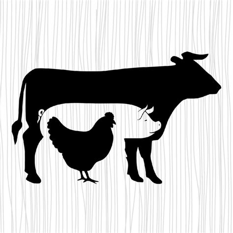 Farm Animals Svg Cow Svg Pig Svg Chicken Svg Farm Svg | Images and Photos finder