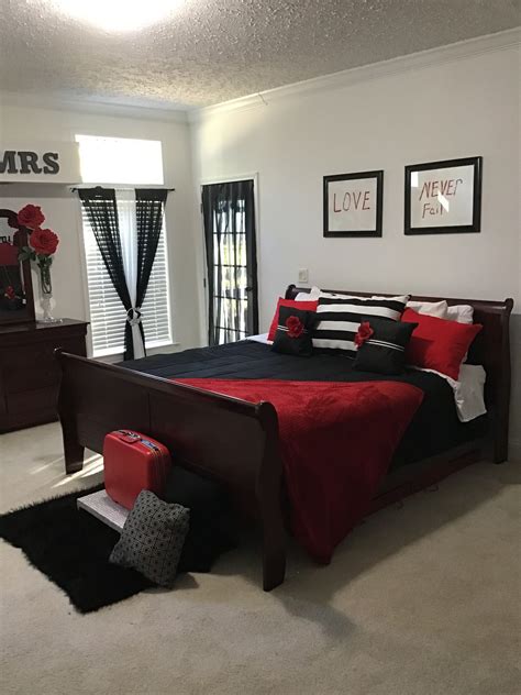 The Best Red And Black Bedroom Decor References