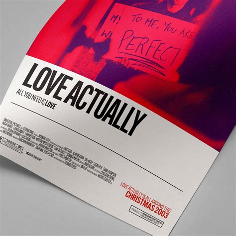 Love Actually 2003 Retro Movie Poster Art Vintage - Etsy UK