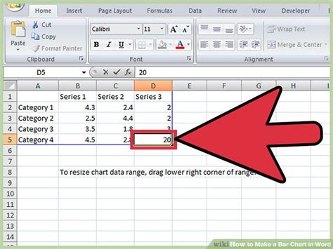 How to Make a Bar Chart in Word (with Pictures) - wikiHow