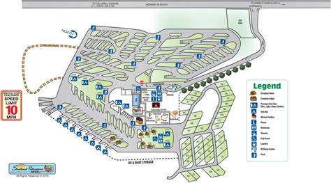 Park Info - Angels Camp Rv Resort - California Rv Resorts Map ...