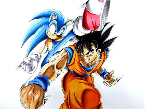 Goku vs. Sonic made by Grunt Dude : r/dbz