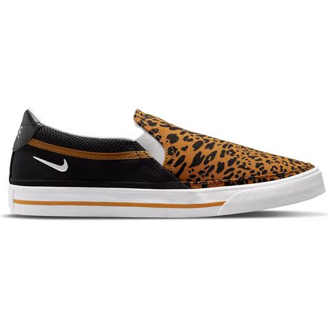 Nike Women's Court Legacy Leopard Slip-On Shoes | Academy