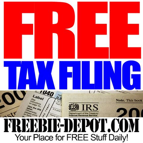 FREE Tax Filing – FREE Tax Returns – File your Taxes for FREE | Freebie Depot