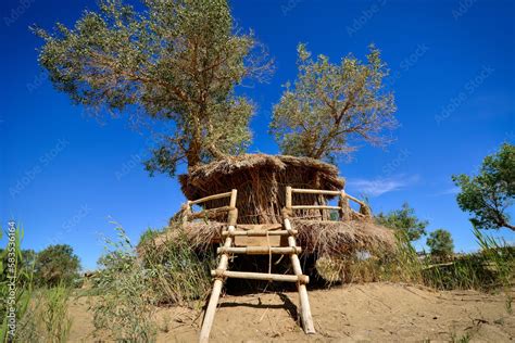 Explore the village of Lop Nur people in Xinjiang Stock Photo | Adobe Stock