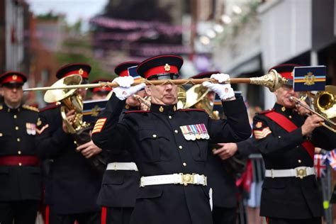 In pictures - rain clears in time for The Duke of Lancaster’s Regiment ...