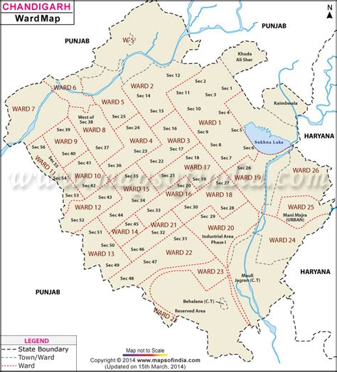 Chandigarh Ward Map