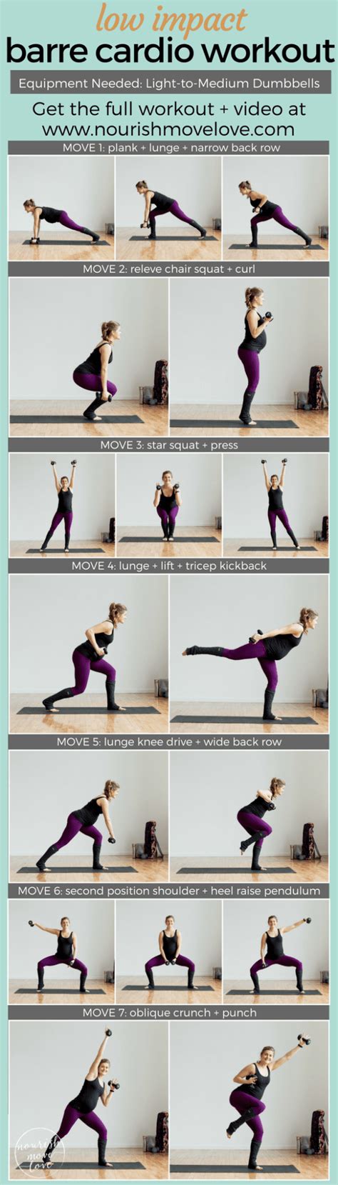 15-Minute Low Impact Cardio Barre Workout | Cardio barre, Barre workout, Cardio workout