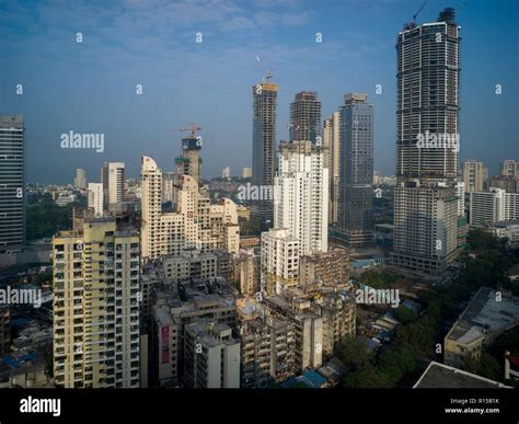 Skyscrapers in city, Mumbai, Maharashtra, India Stock Photo - Alamy