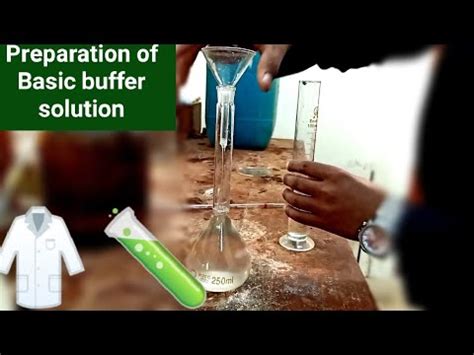 Experiment for the Preparation of Basic buffer solution | chemistry lab experiment # ...