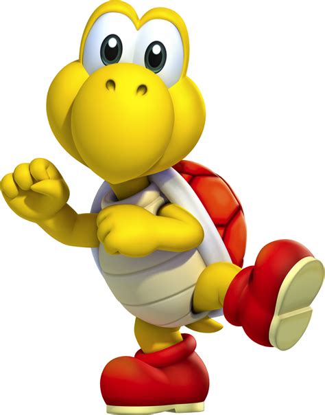 Uma tartaruga? Um dinossauro? Não: é o Koopa Troopa, o mais clássico inimigo da série Mario ...