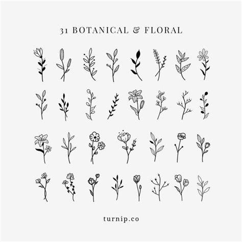 [UPDATED March 31 2020 at 11:13AM] : BOTANICAL & Floral Black White ...