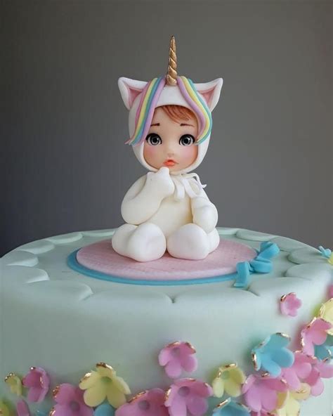 Baby girl-unicorn | Unicorn cake, Lemon and coconut cake, Unicorn birthday cake