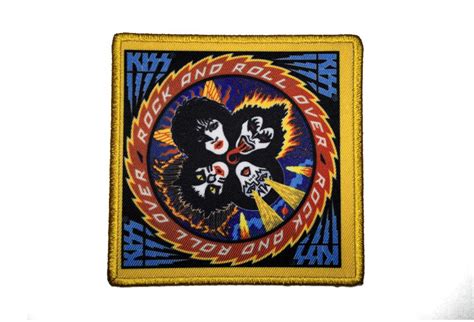 Kiss - Rock And Roll Over Album Cover Woven Patch