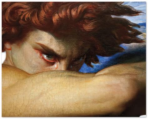 Alexandre Cabanel Fallen Angel Detail, Lucifer, Angel Painting ...