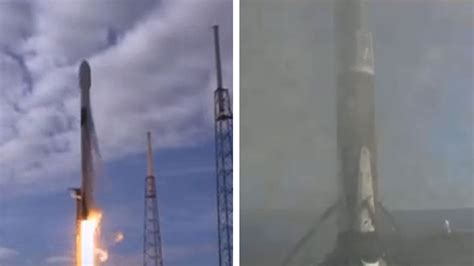 Spectacular SpaceX Launch with Reusable Booster Nailing Landing