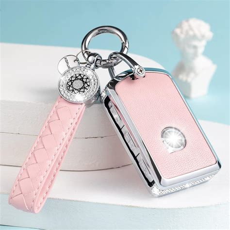 Amazon.com: SHANGHONG Compatible with Volvo Key Fob Cover with Keychain ...