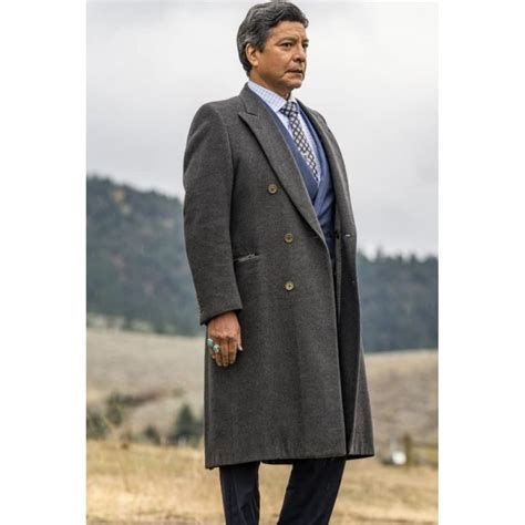 Yellowstone Thomas Rainwater Coat | Gil Birmingham Yellowstone Coat