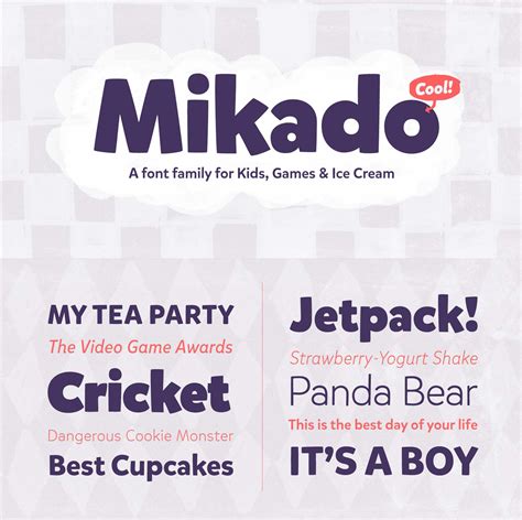 Mikado Kids Font