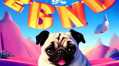 Walt Disney Movie Poster Pug · Creative Fabrica