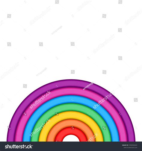 Half Circle Rainbow Colors Vector Illustration Stock Vector (Royalty Free) 1950930265 | Shutterstock