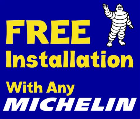 Michelin: Free Installation | Tires Etc