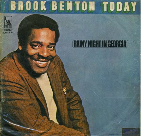 Brook Benton – Rainy Night In Georgia (Brook Benton Today) (1970, Vinyl ...