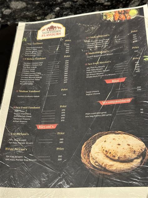 Menu at Infinity Food Village/ Drive In, Hyderabad