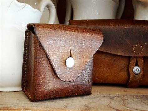 Vintage leather ammo pouch likely Swiss or German great | Etsy