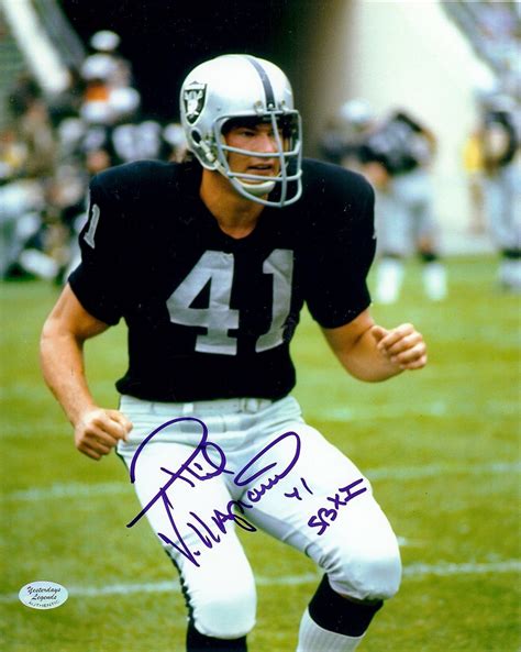 Oakland Raiders Phil Villapiano Autographed 8x10 WCOA | Oakland raiders logo, Oakland raiders ...