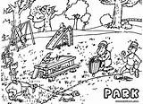 Park Coloring Pages  To Download And Print Home sketch template