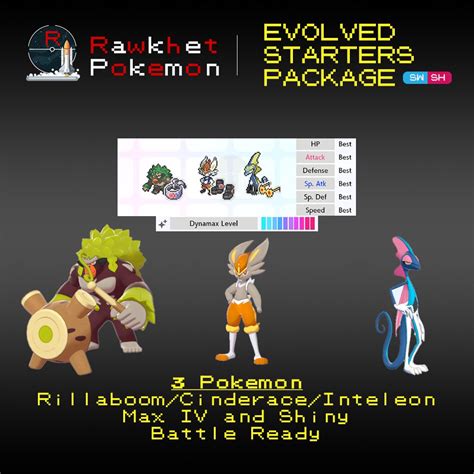 Buy all 3 Galar Evolved Starters! - Rawkhet Pokemon