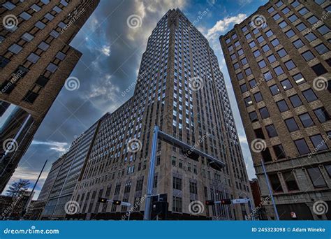 City Place Tower Historic Skyscraper in Downtown Oklahoma City Stock ...