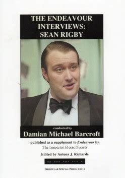 Endeavour Supplement: The Endeavour Interviews – Sean Rigby – Baker Street Studios