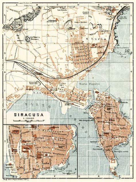 Old map of Syracuse in 1929. Buy vintage map replica poster print or ...