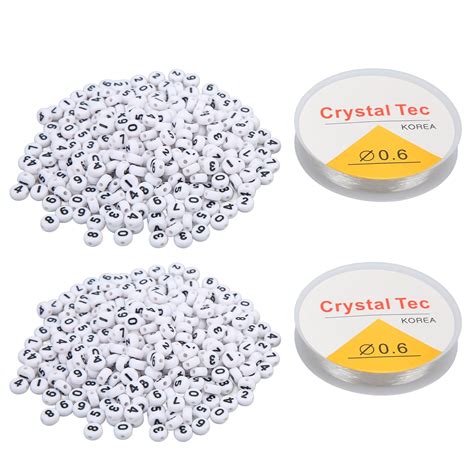 Number Beads, Smoothing Surfaces Exquisite Appearance Acrylic Materials ...